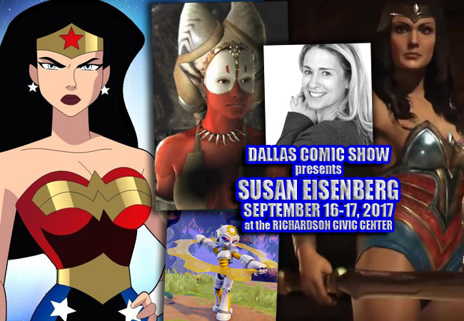Susan Eisenberg The Voice Of Wonder Woman Comes To Dcs Sept 16 17